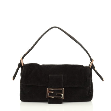 Fendi Baguette Shoulder Bag Corduroy Medium