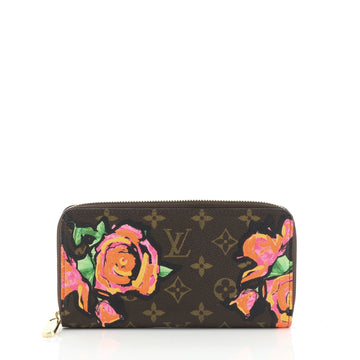 Louis Vuitton Zippy Wallet Limited Edition Monogram Roses