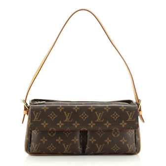 Louis Vuitton Viva Cite Handbag Monogram Canvas MM