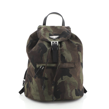 Prada Camouflage Backpack Tessuto Large