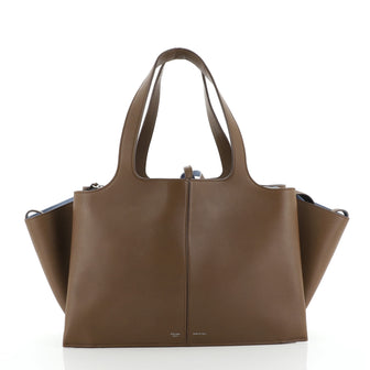 Celine Tri-Fold Shoulder Bag Smooth Calfskin Medium