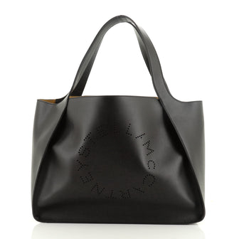 Alter Tote Perforated Faux Leather East West