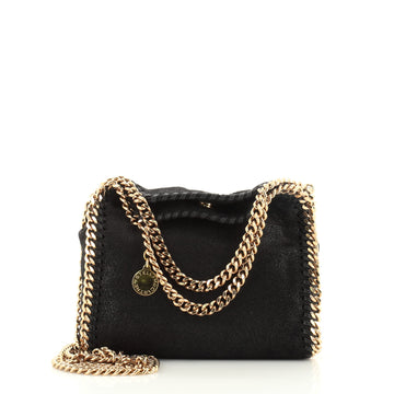 Stella McCartney Falabella Fold Over Crossbody Bag Shaggy Deer Tiny