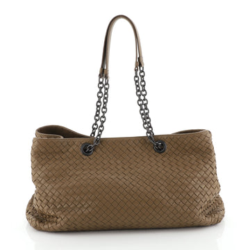 Bottega Veneta Double Chain Tote Intrecciato Nappa Large