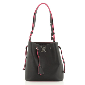 Louis Vuitton Lockme Bucket Bag Leather