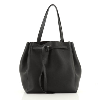 Celine Phantom Tie Cabas Tote Leather Small