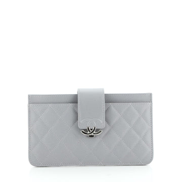 Chanel CC Box Pouch Quilted Caviar Small