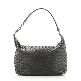 Bottega Veneta Zip Hobo Intrecciato Nappa Small