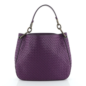 Bottega Veneta Loop Shoulder Bag Intrecciato Nappa Medium