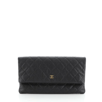 Chanel Beauty CC Clutch Quilted Caviar