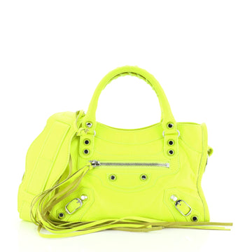 Balenciaga City Classic Studs Bag Leather Mini