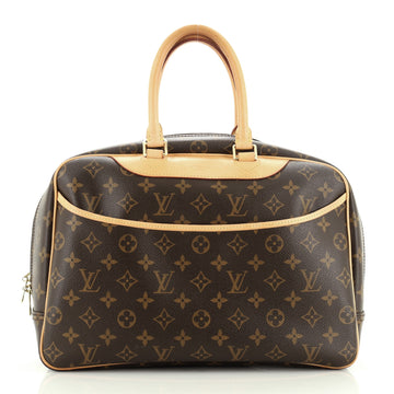 Louis Vuitton Deauville Handbag Monogram Canvas