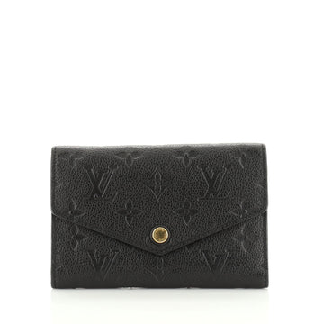 Louis Vuitton Compact Curieuse Wallet Monogram Empreinte Leather
