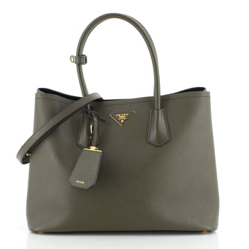 Prada Cuir Double Tote Saffiano Leather Medium