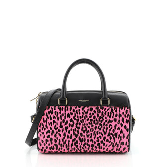 Saint Laurent Classic Baby Duffle Bag Printed Leather