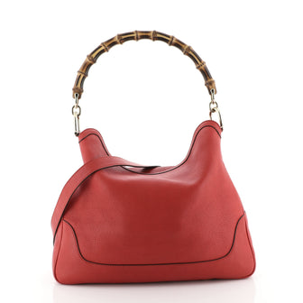 Gucci Diana Bamboo Convertible Shoulder Bag Leather Medium