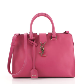 Saint Laurent Monogram Cabas Leather Small