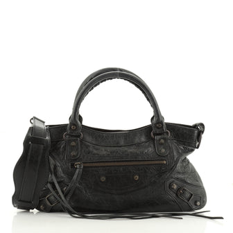 Balenciaga First Classic Studs Bag Leather