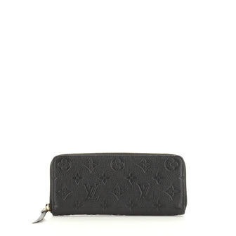 Louis Vuitton Clemence Wallet Monogram Empreinte Leather