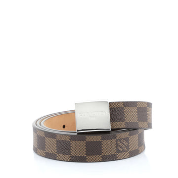 Louis Vuitton Ceinture Carre Belt Damier Thin
