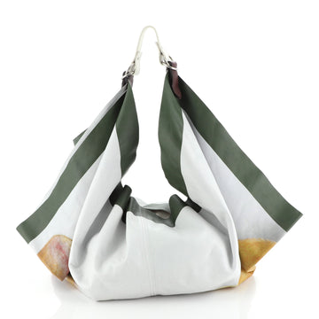 Celine Scarf Bag Printed Leather