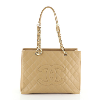 Chanel Grand Shopping Tote Quilted Caviar