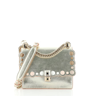 Fendi Kan I Bag Studded Leather Small