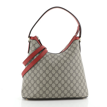 Gucci Linea A Hobo GG Coated Canvas
