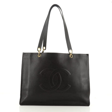Chanel Vintage CC Chain Tote Caviar XL