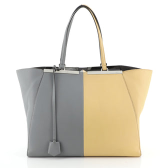 Fendi Bicolor 3Jours Bag Leather Large