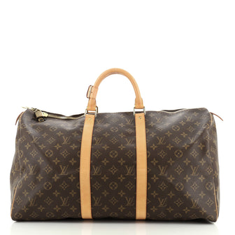 Louis Vuitton Keepall Bag Monogram Canvas 50