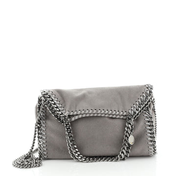 Stella McCartney Falabella Fold Over Crossbody Bag Shaggy Deer Mini