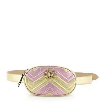 Gucci GG Marmont Belt Bag Matelasse Leather
