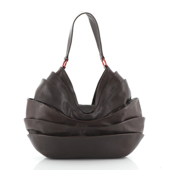 Christian Louboutin Layered Hobo Leather Large