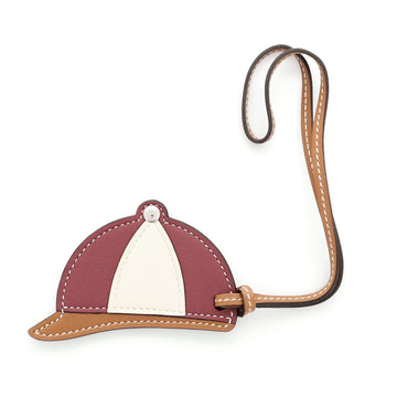 Hermes Paddock Bombe Bag Charm Leather