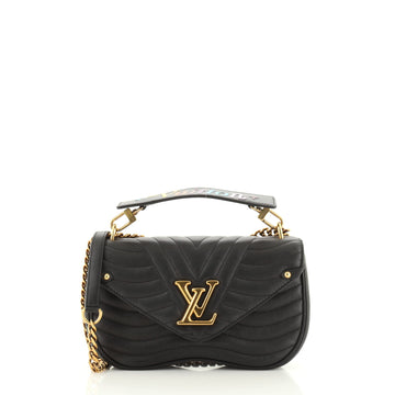 Louis Vuitton New Wave Chain Bag Quilted Leather MM
