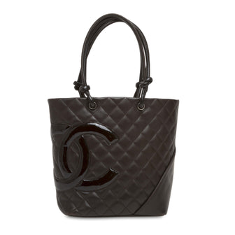 Chanel Cambon Tote Quilted Calfskin Small Bucket