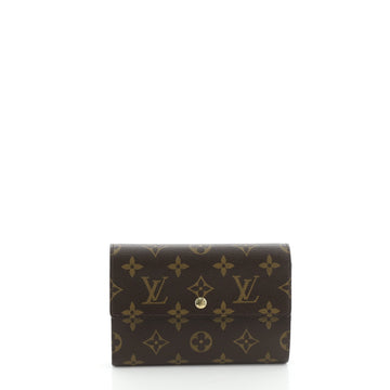 Louis Vuitton Porte Tresor Etui Papiers Wallet Monogram Canvas