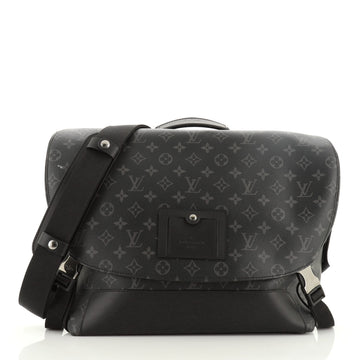 Louis Vuitton Voyager Messenger Bag Monogram Eclipse Canvas MM