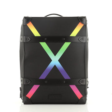 Louis Vuitton Soft Trunk Backpack Rainbow Taiga Leather PM
