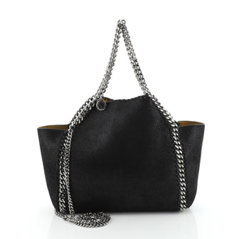 Stella McCartney Falabella Reversible Tote Shaggy Deer Mini