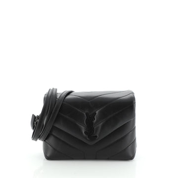 Saint Laurent LouLou Shoulder Bag Matelasse Chevron Leather Toy