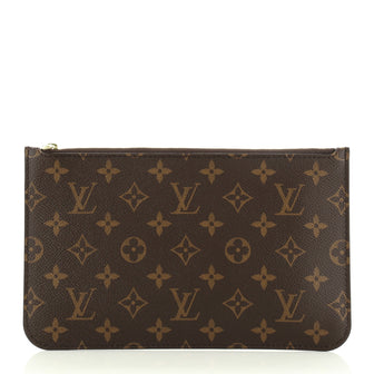 Louis Vuitton Neverfull Pochette Monogram Canvas Large