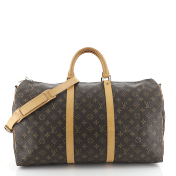 Louis Vuitton Keepall Bandouliere Bag Monogram Canvas 50