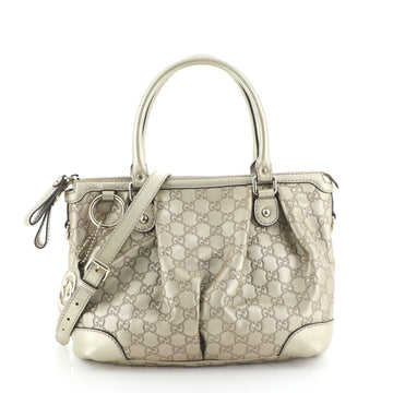 Gucci Sukey Top Handle Satchel Guccissima Leather Medium