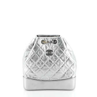 Chanel Gabrielle Backpack Quilted Calfskin Small