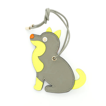 Louis Vuitton Dog Bag Charm Limited Edition Titanium Monogram Canvas