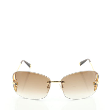 Louis Vuitton Lily Rimless Sunglasses Metal