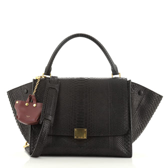 Celine Trapeze Bag Python Medium