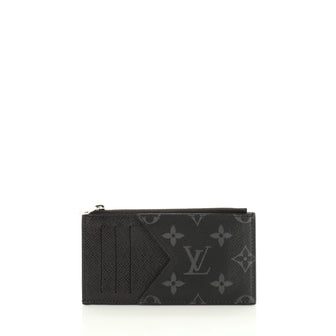 Louis Vuitton Coin Card Holder Monogram Taigarama